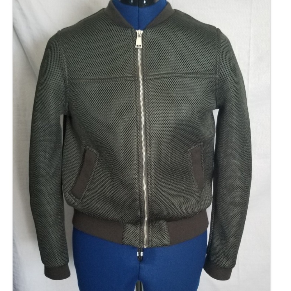 Topshop Green Bomber Jacket
